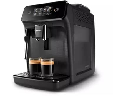 PHILIPS EP1220 - Macchina per caff espresso in grani con macinacaff - 2 bevande - Montalatte - Touch screen - Nero opaco