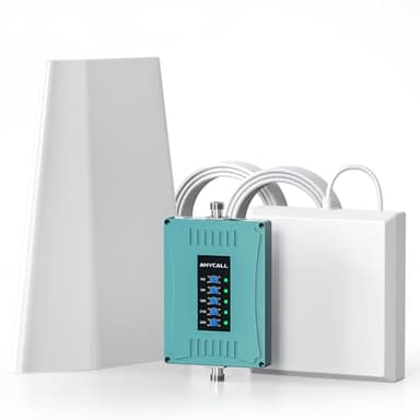 ANYCALL Ripetitore gsm 4g/3g Cellulare 5 Band Amplificatore di Segnale Cellulare - Banda 1/3/7/8/20 Ripetitore Segnale Cellulare per Tutti Gli Operatori Copertura Fino a 450㎡ Per la Casa Ufficio