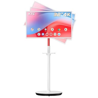 KTC 32 pollici Smart Portable TV 4K Touch Screen TV Monitor Android 13 8G RAM + 128G Memoria Octa-Core CPU Dual 6W Altoparlante 9500mAh Batteria WiFi 6 A32Q7 Pro