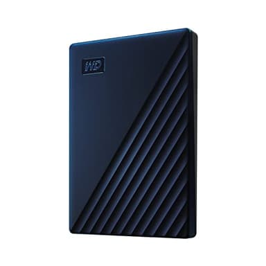 WD 4TB My Passport for Mac HDD portatile USB 3.0 con software per gestione di dispositivi, backup e protezione tramite password - Blu notte