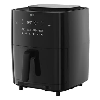 AEG AAF7SB - Friggitrice ad aria calda, 90% in meno di grassi, 10 programmi, 40 – 200 °C, cottura a vapore/disidratazione, 6,9 l/lavabile in lavastoviglie, temperatura e tempo preimpostati/richiesta