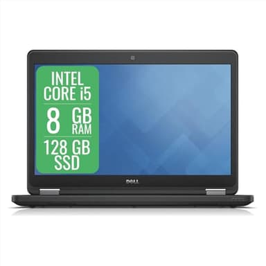 Dell Latitude Pc Portatile Notebook Intel i5 6th, Ram 8 Gb, SSD 128 Gb, Display da 14", WiFi, BT, Windows 11 Pro + Libre Office (Ricondizionato)