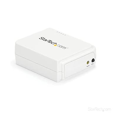 StarTech.com Server di Stampa Wireless N ad 1 porta USB con porta ethernet 10/100 Mbps - WiFi Print Server USB - 802.11 b/g/n (PM1115UWEU)