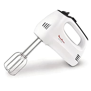 Moulinex HM3101 Sbattitore elettrico Quick Mix, Sbattitore, Montatura a Neve degli Albumi, Impasto per Dolci, Pizza, Pane e Preparazione Creme, 300 W
