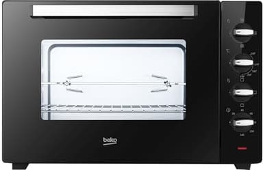 Beko - BMOF60B - Fornetto Elettrico, Cottura Ventilata, 60 Litri, 2000 W, 5 Funzioni, Timer 120 min, Temperatura fino a 220° - Nero