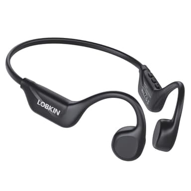 LOBKIN Cuffie Conduzione Ossea, Auricolari Conduzione Ossea Bluetooth 5.4, Auricolari Sportive Bluetooth Impermeabili,Open-ear Cuffie per Corsa Ciclismo Guida Fitness