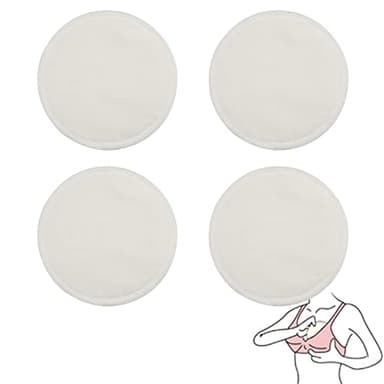 Coppette Assorbilatte,Coppette Assorbilatte Lavabili,Coppette Assorbilatte Lavabili in Cotone,Coppetta Assorbilatte,Coppette Assorbilatte Monouso,Bambù Organico Assorbilatte(Grandi 12cm)