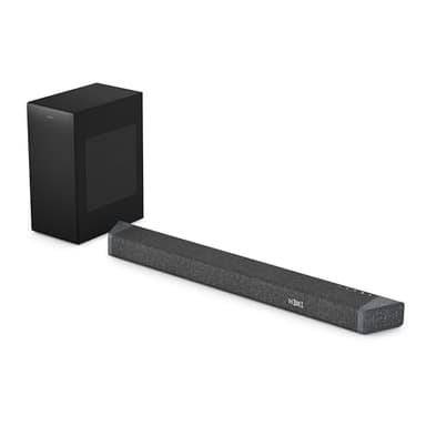 Philips TAB7908/10 Soundbar 5.1.2 con Subwoofer Wireless | 740W | Dolby Atmos | DTS Virtual:X | Audio Surround | Roku TV Ready Easylink | Telecomando | Staffa per Montaggio a Parete | Nero