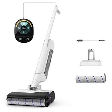Rowenta X-Clean 10, Lavapavimenti Senza Fili, Autonomia 60', Tecnologia Smart, Assistente Vocale, Autopulizia e Asciugatura, Doppio Serbatoio Solido/Liquido, Tutti i Pavimenti, Pulizia Bordi, GZ7540