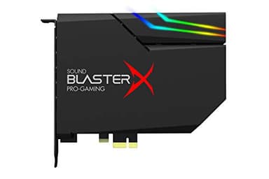Creative Sound BlasterX AE-5 Plus Scheda audio di classe ultra SABRE32 e DAC PCI-e risoluzione da 32bit/384kHz, Dolby Digital e DTS, SNR fino a 122dB, sistema di illuminazione RGB