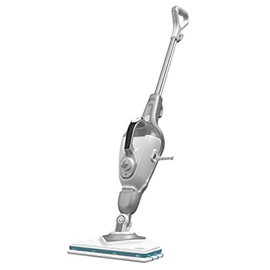 BLACK+DECKER, Scopa a vapore multifunzione con filo, 1600W, Serbatoio acqua 500 ml, Tempo di riscaldamento 15 s, Lunghezza cavo 6 m, 8 accessori.