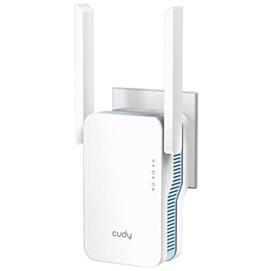 Cudy RE1200 Booster wireless AC1200 Dual Band WiFi Extender, WiFi Range Extender, 300 Mbps su 2,4 GHz, 867 Mbps su 5 GHz, copre fino a 1500 piedi quadrati, collega 30 dispositivi, modalità AP, WPS