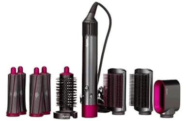 Dyson Airwrap Complete Volume + Shape Styler - Styler per capelli fini e piatti, Nichel/Fucsia