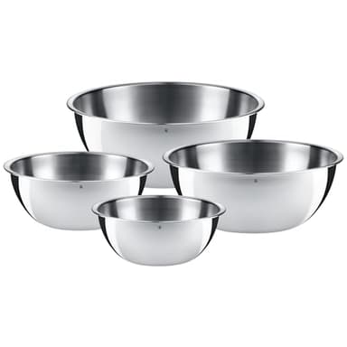 WMF Set 4 Ciotole, Acciaio 18/10, Acciaio, 4 Pezzi