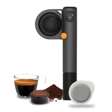 Handpresso Pump "outdoor" | Macchina espresso portatile | macchina caffè portatile cialde compatta e robusta | mini espresso portatile per cialde ESE o caffè macinato | Operazione Manuale | 50 ml max