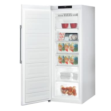 UHA6 F2C W - Congelatore Verticale, con Cassetti, 253 litri, Congelamento 17 kg/24h, Classe energetica E