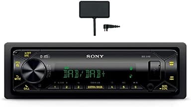 Sony DSX-B41KIT - Autoradio con Ricezione DAB/DAB+/FM ed Antenna DAB inclusa, Microfono Esterno, Illuminazione Variabile, Dual Bluetooth, Siri Eyes Free, AUX e USB, potenza 4x55 W, File FLAC