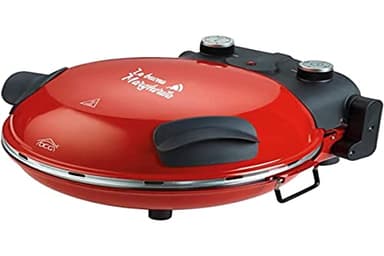 DCG Eltronic Forno Pizza Maker MB2300 1200W Timer e termostato, Rosso