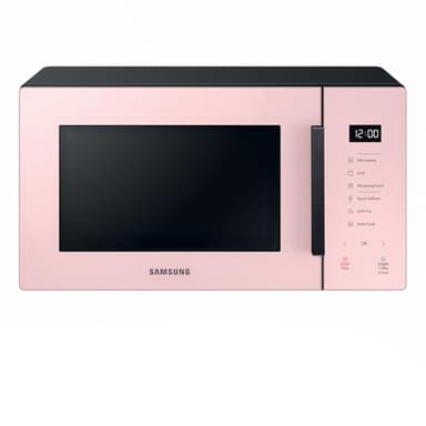Samsung Da tavolo Forno a Microonde Glass Design MG23T5018CP/ET, Cottura Croccante, AirFry, Microonde + Grill 800 W + 1100 W, 23 L, 49l x 27,5h x 38p cm, Cipria