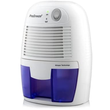 Pro Breeze Deumidificatore Casa 500ml, Deumidificatore Mini Compatto, Silenzioso e Portatile, per Muffa e Umidità, ideale per Casa, Cucina, Camera da letto, Camper, Ufficio, Garage, Bagno e Cantina