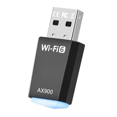 Chiavetta WiFi per PC Fisso - AX900 Adattatore WiFi USB Dual Band 2.4GHz/5GHz, Adattatore di Rete Wireless per PC PC/Desktop/Laptop, Adattatore Wireless USB per Windows 11/10/8.1/8/7
