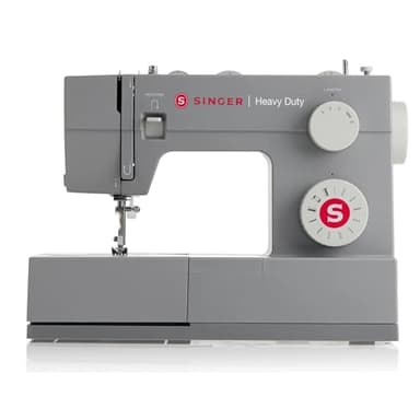 Singer Heavy Duty 4411 Macchina Da Cucire Meccanica - 11 Programmi Di Cucitura, Asola a 4 fasi, 1100 Punti al Minuto, Piastra in Acciaio, Macchina per Cucire Professionale