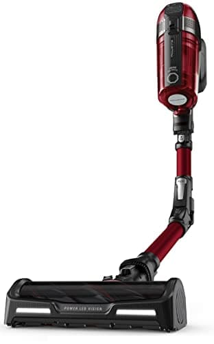 Rowenta RH98A9 X-Force 12.60 Animal Care, Aspirapolvere Senza Fili, 150 Air Watt, 45 min di Autonomia, Tecnologia Flex, Display di Controllo, Rosso & Grigio