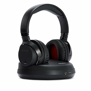 Aiwa - WHF-880: Cuffie wireless RF con PLL, con archetto, per TV