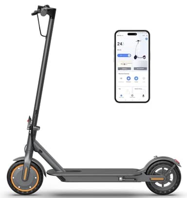 Riceel R30 Monopattino Elettrico con Freccia Direzionale, Scooter elettrico pieghevole,Velocità Fino a 25 Km/h, 20-30Km di Autonomia, 8.5" Pneumatici Solidi, Carico massimo 120 kg, Doppia frenata