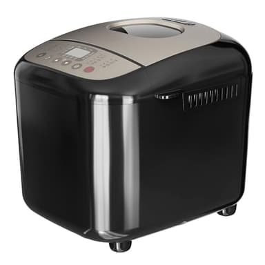 Black+Decker BXBM600E - Macchina per il pane, 600W, pagnotte da 500g, 750g e 1kg, 17 programmi per pane, pasta, torte e marmellate, programmabile fino a15 ore, cestello rimovibile.