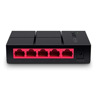 TP-Link Mercusys MS105G Switch Ethernet 5 Porte Gigabit, Sdoppiatore Ethernet, Switch Gigabit per la Casa e l'Ufficio, Plug e Play, Montaggio Desktop, Contenitore di Plastica
