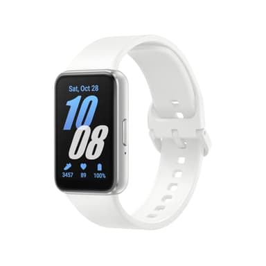 Samsung Galaxy Fit3 fitness band, batteria a lunga durata, rilevamento cadute/SOS, barometro, IP68, monitoraggio sonno, oltre 100 esercizi, gestione notifiche/musica, Silver [Versione italiana]