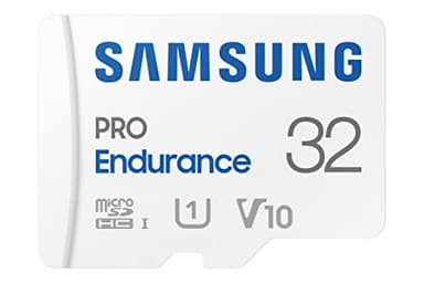 Samsung Memorie MB-MJ32KA PRO Endurance Scheda MicroSD per telecamere di videosoverglianza e dashcam da 32 GB, UHS-I U1, fino a 100 MB/s, Adattatore SD Incluso