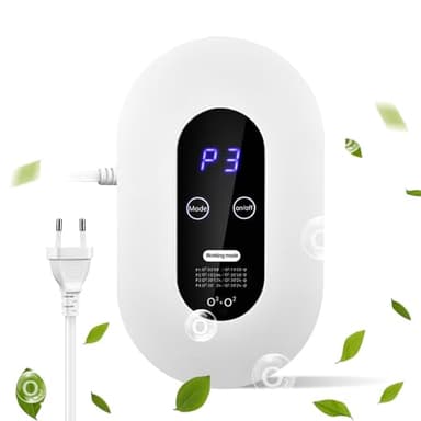 Generatore di Ozono Purificatore d'aria,Air Purifier Portable,Sterilizzatore per Deodorizzazione Dell'Ozono,Purificatore Aria per camera da letto domestica,Bagni,Animali Domestici,Formaldeide, Auto