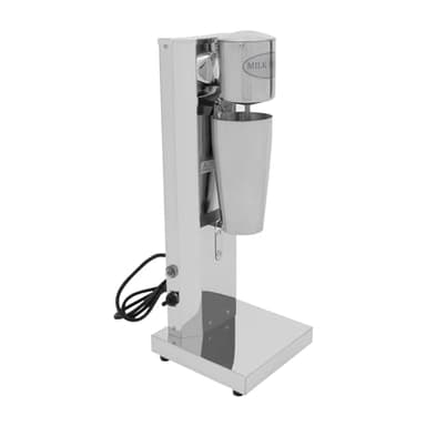 Frullatore elettrico per frappè, in acciaio inox, fino a 18000 giri/min, interruttore One Touch, 2 livelli di velocità, con tazza di miscelazione, per frullati di proteine, cocktail
