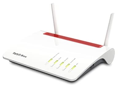 FRITZ!Box 6890 LTE & Vdsl/Adsl2 Edition International, Modem Router combo con Wi-Fi Dual Band fino a 2.533 Mbits/s, Mesh, 4x Gigabit Lan, VoIP, Base Dect, SIM Slot, Interfaccia in Italiano