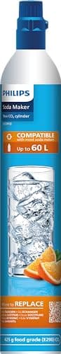 Philips Water ADD913/10 Bombola CO2 per gasatori d'Acqua, Acciaio Inox
