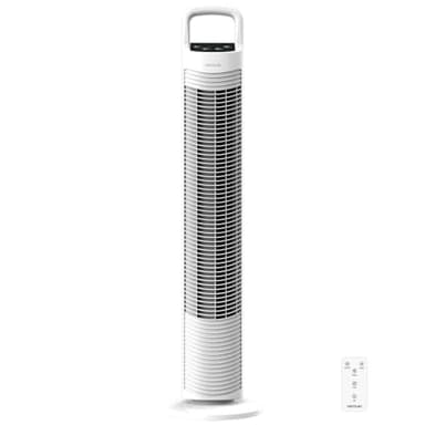Cecotec - Ventilatore a torre con telecomando EnergySilence 790 Skyline Control. 45 W, altezza 81 cm e 3 velocità, timer, oscillazione a 70º, facilità d'uso, maniglia e massima sicurezza