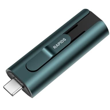 HIKSEMI Portatile SSD Esterno 512GB, USB 3.2 Gen2 Unità a stato solido Velocità di Lettura e Scrittura fino a 1000MB/s, Doppio USB Tipo C + USB A per Laptop, Tablet, Android, iPhone15/16