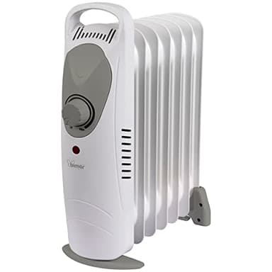 Bimar HO007 Termosifone Elettrico Compatto, Radiatore ad olio a Basso Consumo, Calorifero con 7 Elementi e 3 Canali di Circolazione, Termostato Regolabile, 2 Potenze di Riscaldamento, Trasportabile