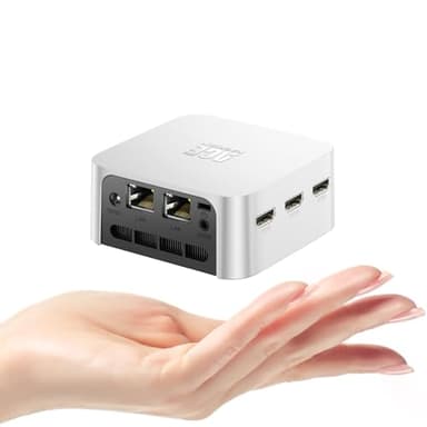 ACEMAGICIAN Mini PC W11,Ιntel Alder Lake-N95(fino a 3,4 GHz),8GB LPDDR5 256GB SSD Mini Desktop Computer, Doppia Gigabit Ethernet/Triplo Display HDMI/Bluetooth 4.2