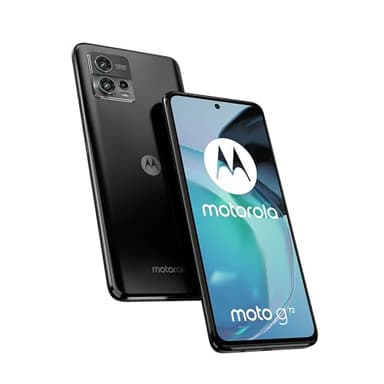 Motorola moto g72 Smartphone, Memoria 8/128GB, Tripla fotocamera da 108MP, Display 6.6" FHD+ 144Hz, batteria 5000 mAh, Dual SIM, Android 12, Cover Inclusa), Meteorite Black