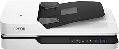 Epson Workforce DS-1660W scanner A4 piano WiFi, velocità 25 pagine minuto in b/n e colore, Alimentatore Automatico 50 fogli, include software per acquisizione, salvataggio e condivisione documenti