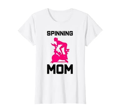 Spinning Mom Spin Indoor-Radsport Palestra Allenamento Maglietta