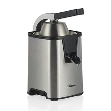 Tristar CP-3009 Spremiagrumi Elettrico, 350 W, 0.3 Litri, Acciaio Inossidabile, Argento/Nero