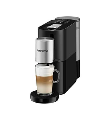Krups Nespresso Atelier XN8908, macchina da caffè, sistema a capsule Nespresso, serbatoio d'acqua da 1 litro, colore nero/argento