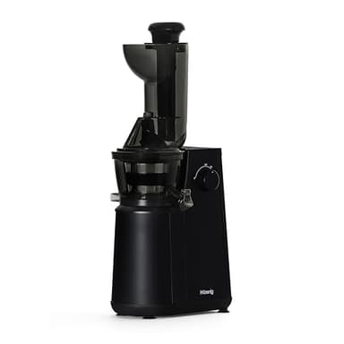 H.Koenig GSX24 Estrattore verticale per frutta e verdura senza BPA - Bocca larga 82 mm - 3 filtri per succhi sottili o spessi e sorbetti - Slow juicer Pressione delicata - 50 giri al min 400 W