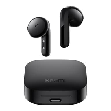 XIAOMI Redmi Buds 6 Active–Auricolari wireless Bluetooth semi-in-ear,Riduzione del rumore a doppio microfono,Fino a 6h+30h di durata della batteria, Bluetooth 5.4, Google Fast Pair nero
