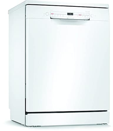 Bosch SMS2ITW11E Serie 2, Lavastoviglie da libera installazione, Home Connect, Diagnostica da remoto, Assistente al lavaggio, Programma preferito, EcoDosage, Bianco, 60cm