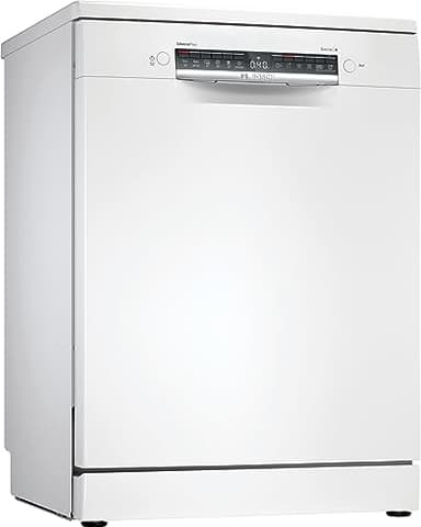 Bosch SMS4HMW06E Serie 4, Lavastoviglie da libera installazione, Home Connect, Diagnostica da remoto, Assistente al lavaggio, Programma preferito, EcoDosage, Bianco, 60cm